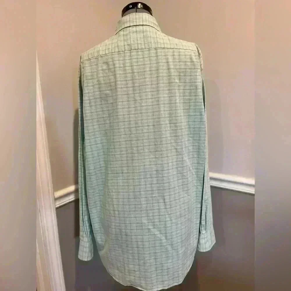 Vintage j.Crew Men's‎ 100% Cotton Long Sleeve Button Up Shirt Size Large